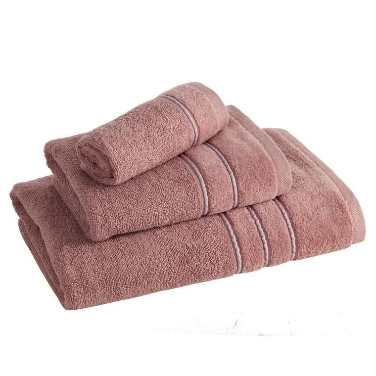 Eurofirany, ręcznik Sibel, 70-140 cm, pudrowy