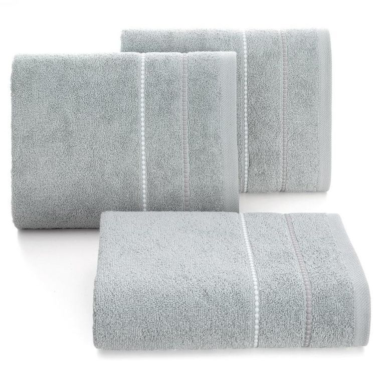 Eurofirany, ręcznik Suzi, 30-50 cm, jasnoszary