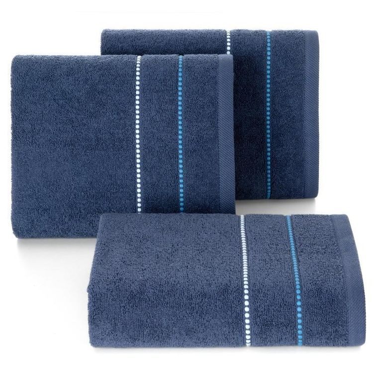 Eurofirany, ręcznik Suzi, 50-90 cm, granatowy