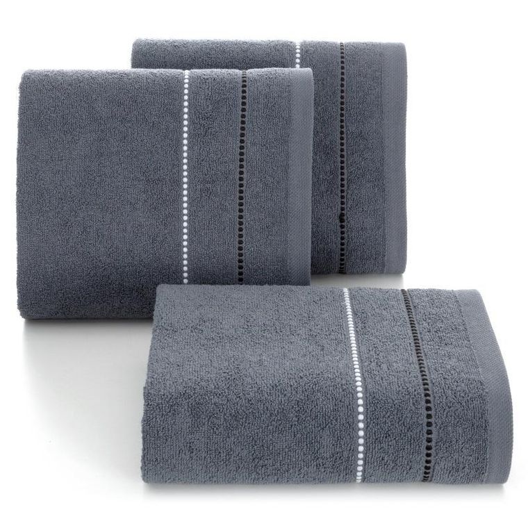 Eurofirany, ręcznik Suzi, 70-140 cm, popielaty