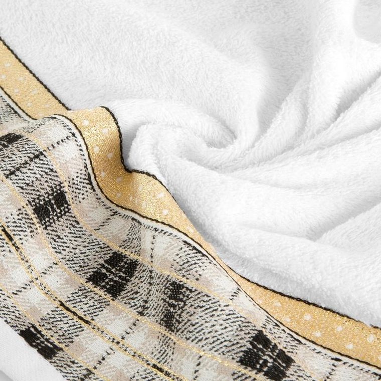 Eurofirany, ręcznik świąteczny, Angel, 70-140 cm, biały