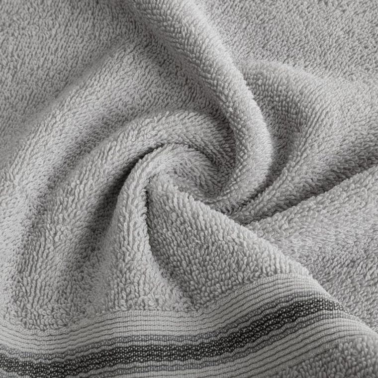 Eurofirany, ręcznik Tris, 50-90 cm, srebrny