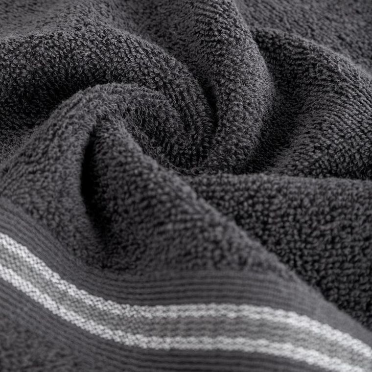 Eurofirany, ręcznik Tris, 70-140 cm, czarny