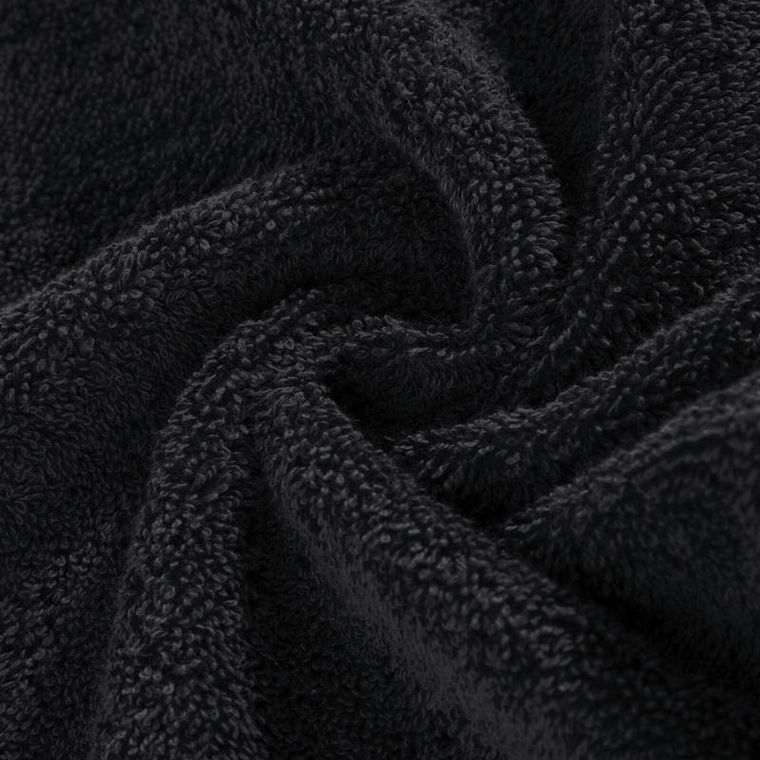 Eurofirany, ręcznik Venus, 70-140 cm, czarny