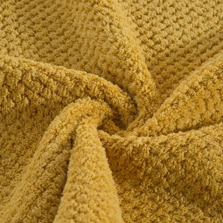 Eurofirany, ręcznik Zoe, 50-90 cm, musztardowy