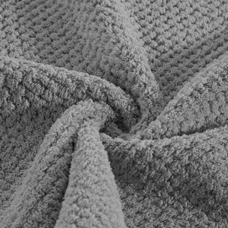 Eurofirany, ręcznik Zoe, 50-90 cm, srebrny