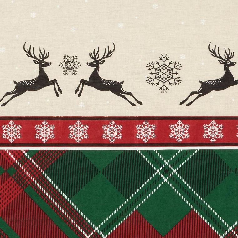 Eurofirany, świąteczny komplet pościeli, Austin, 140-200 cm, czerwony