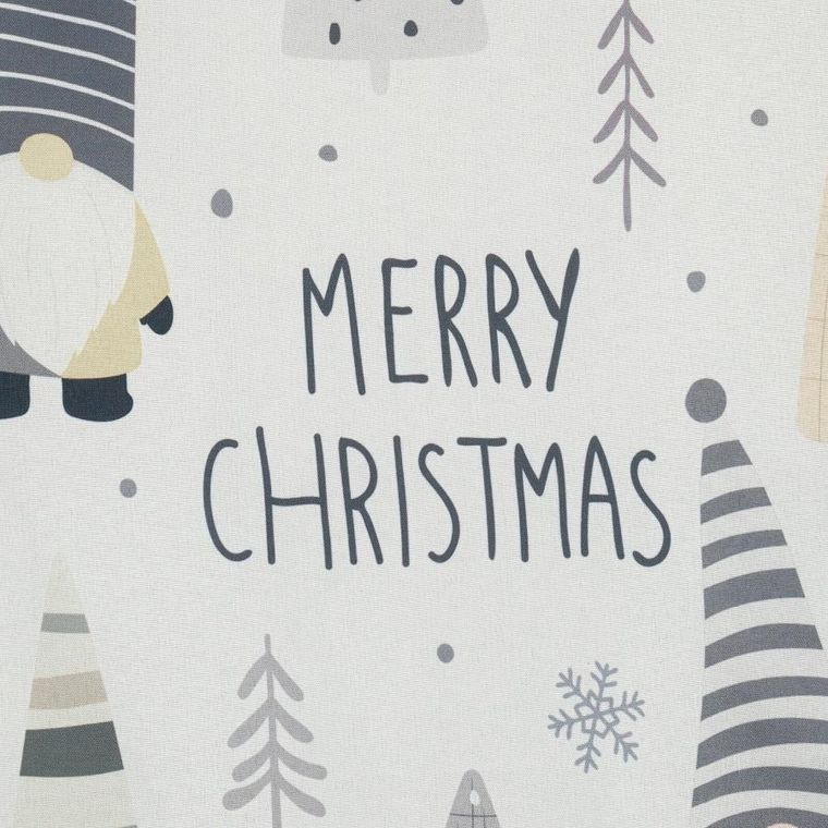 Eurofirany, świąteczny komplet pościeli, Dwarf, 160-200 cm, biały