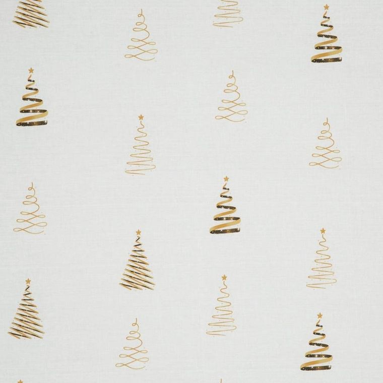 Eurofirany, świąteczny komplet pościeli, Garland, 160-200 cm, biały