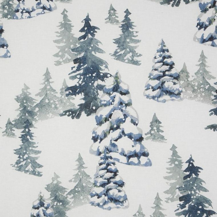 Eurofirany, świąteczny komplet pościeli, Natal, 160-200 cm, biały