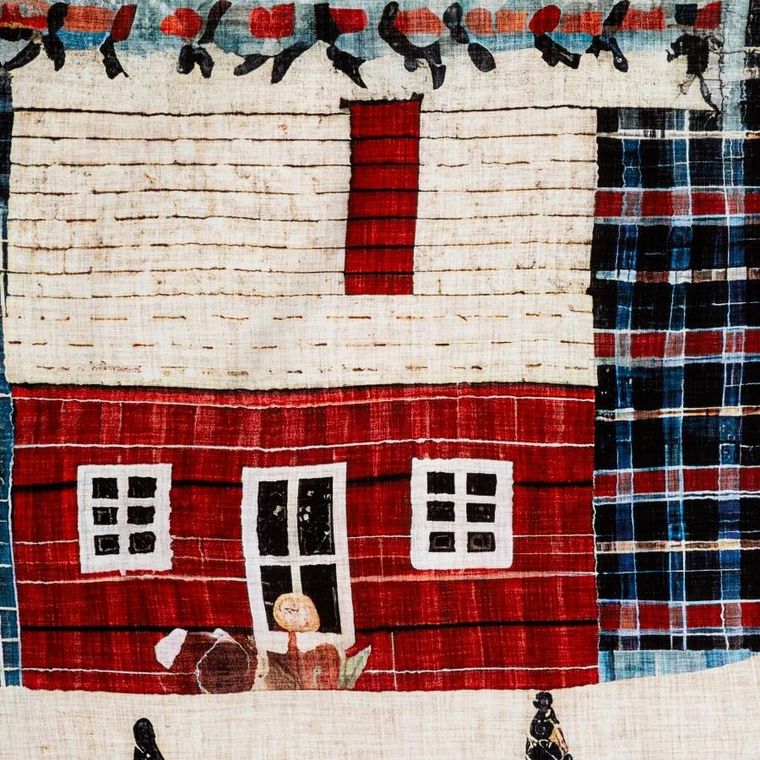 Eurofirany, świąteczny komplet pościeli, Niko, 160-200 cm, czerwony