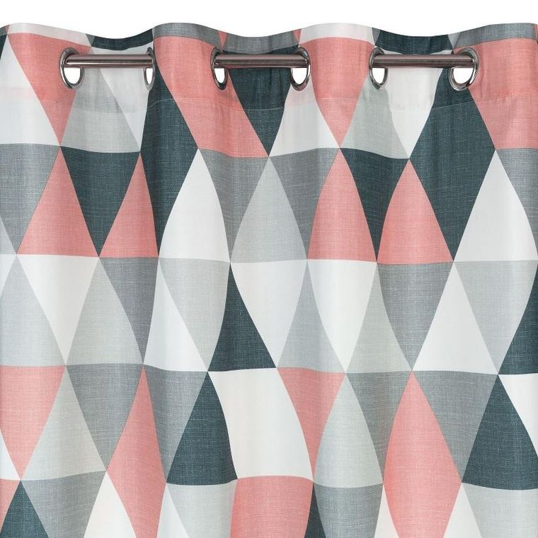 Eurofirany, zasłona gotowa, Adina, 140-250 cm, ciemnoróżowy