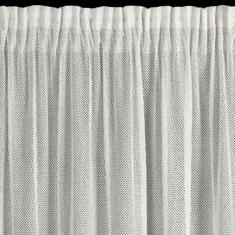 Eurofirany, zasłona gotowa, Aleksa, na taśmie, 140-270 cm, biały