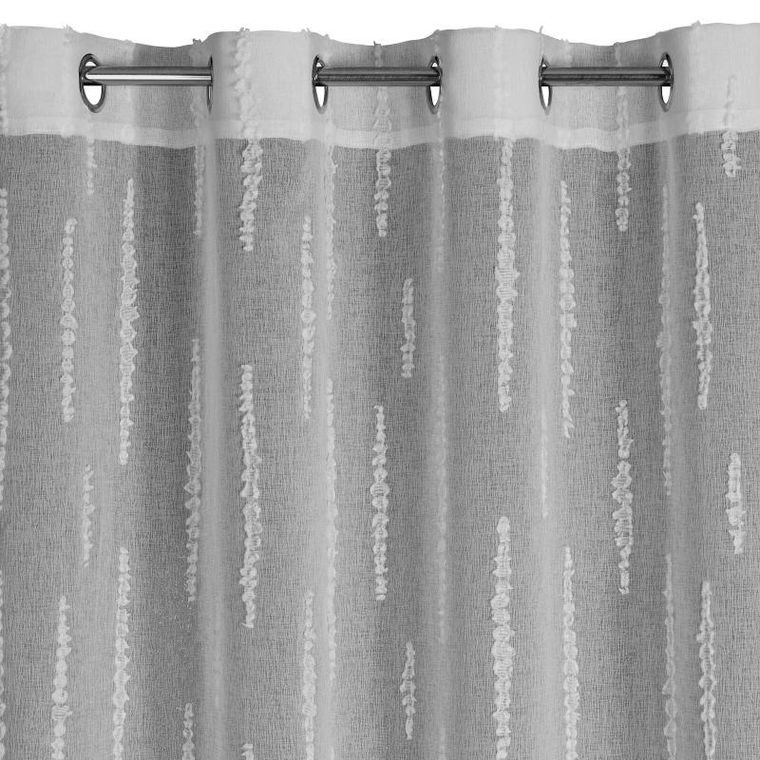 Eurofirany, zasłona gotowa, Aleni, 140-250 cm, srebrny