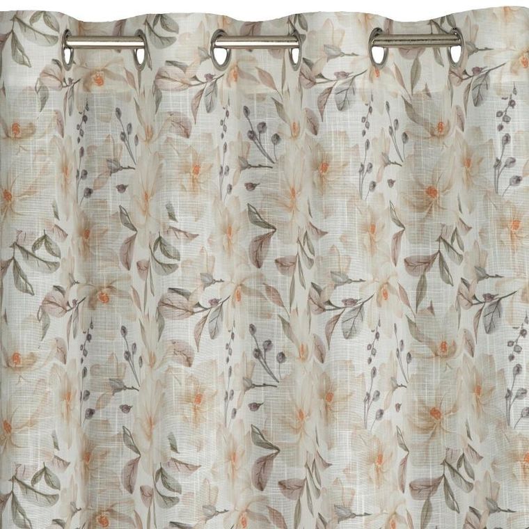 Eurofirany, zasłona gotowa, Amara, 140-250 cm, naturalny