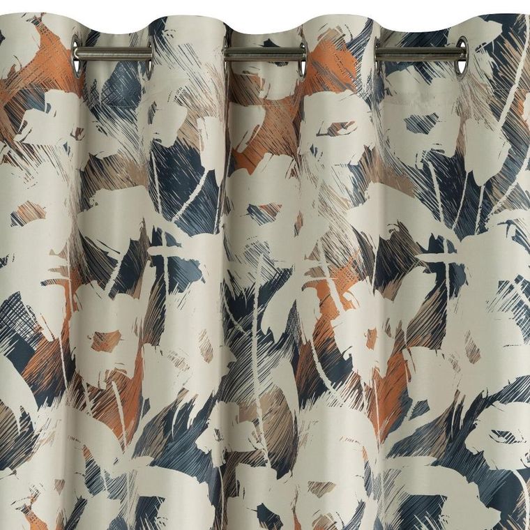 Eurofirany, zasłona gotowa, Ambra, 140-250 cm, granatowy