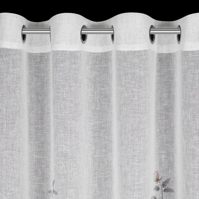 Eurofirany, zasłona gotowa, Antea, 140-250 cm, biały