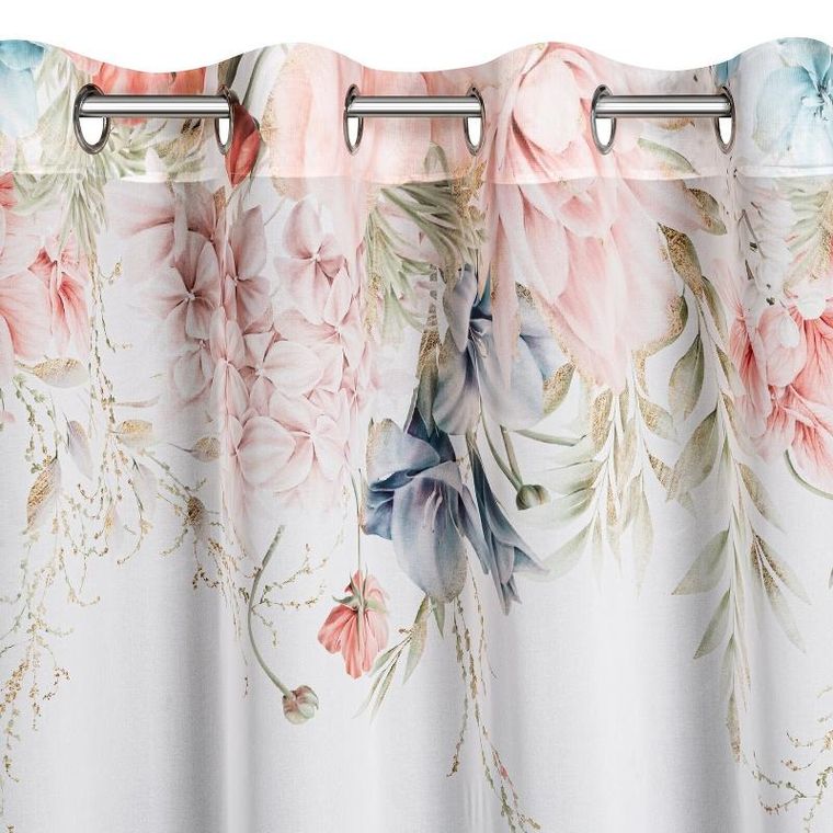 Eurofirany, zasłona gotowa, Arlena, biały, 135-250 cm