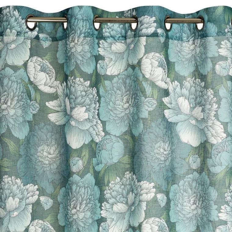 Eurofirany, zasłona gotowa Aster, 140-250 cm, niebieski