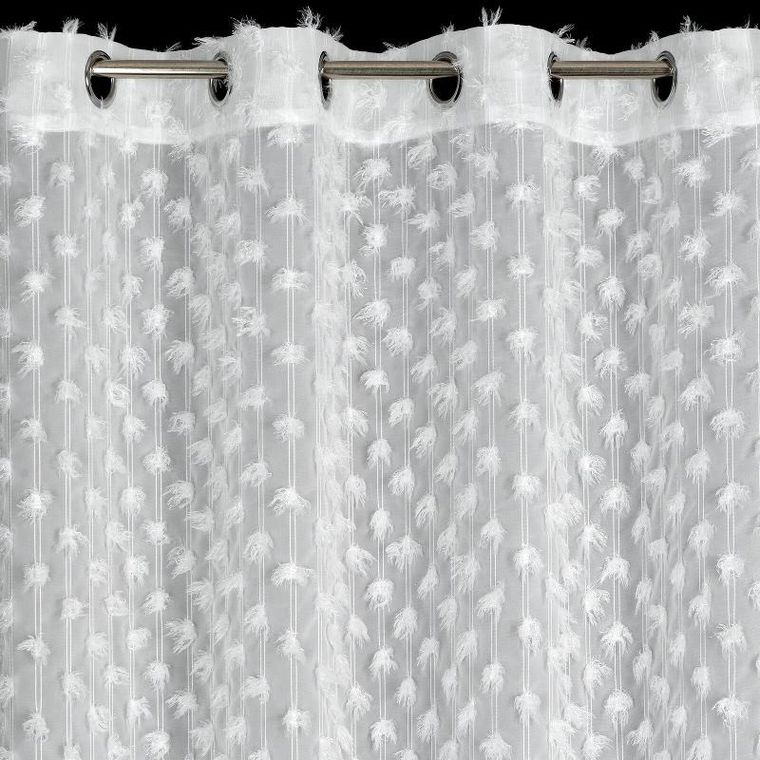 Eurofirany, zasłona gotowa, Aurelia, 135-250 cm, biały