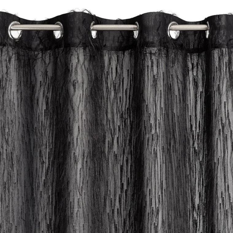 Eurofirany, zasłona gotowa, Aurora, 140-250 cm, czarny