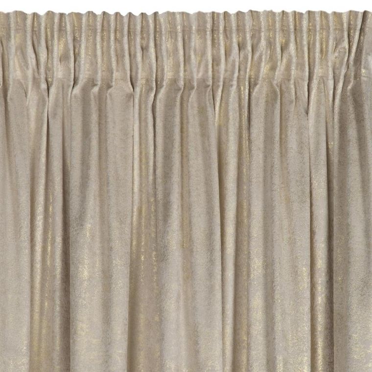 Eurofirany, zasłona gotowa, Avena, na taśmie, 135-270 cm, kremowy