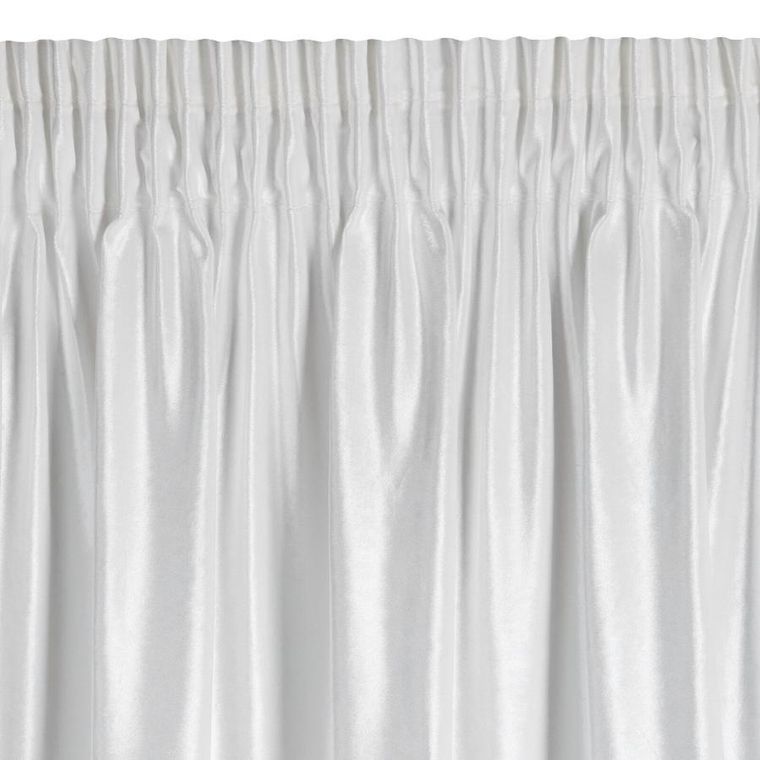 Eurofirany, zasłona gotowa. Cameron, na taśmie, 140-270 cm, biały