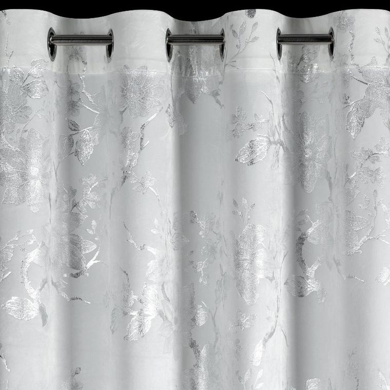 Eurofirany, zasłona gotowa, Celia, 140-250 cm, biały