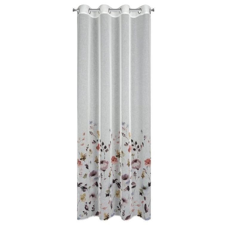 Eurofirany, zasłona gotowa d91 Lavin, 140-250 cm, biały