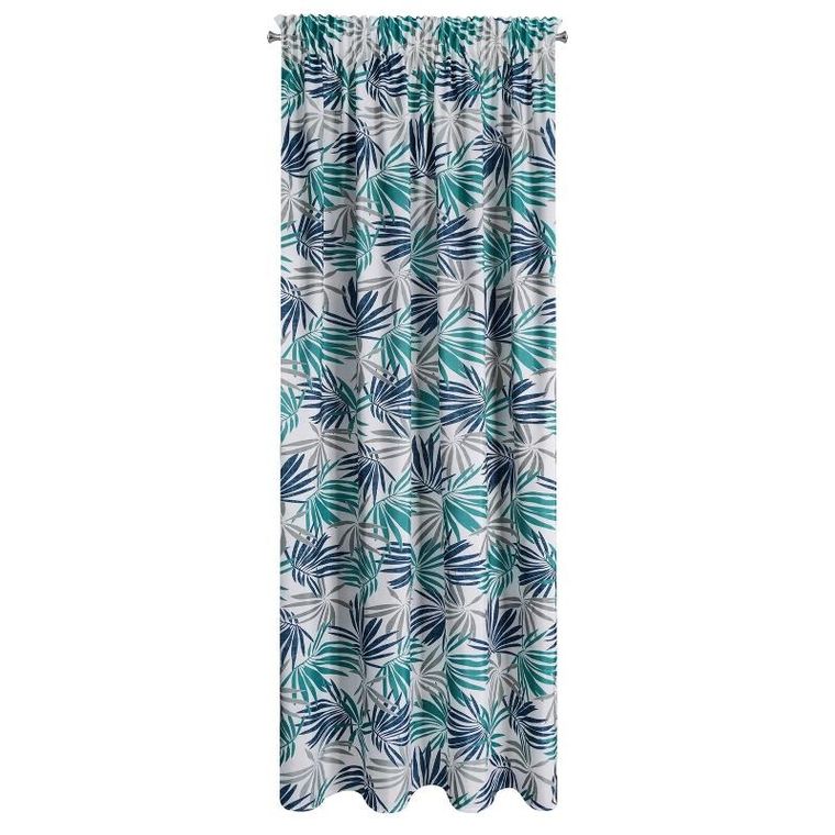 Eurofirany, zasłona gotowa d91 na taśmie, Elina, 140-270 cm, biały