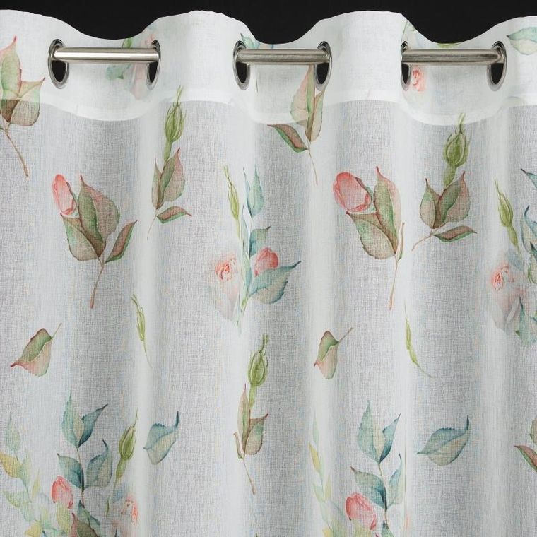 Eurofirany, zasłona gotowa d91 Rosa, 140-250 cm