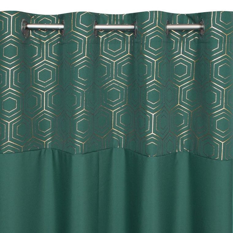 Eurofirany, zasłona gotowa, Dafne, 140-250 cm, zielony