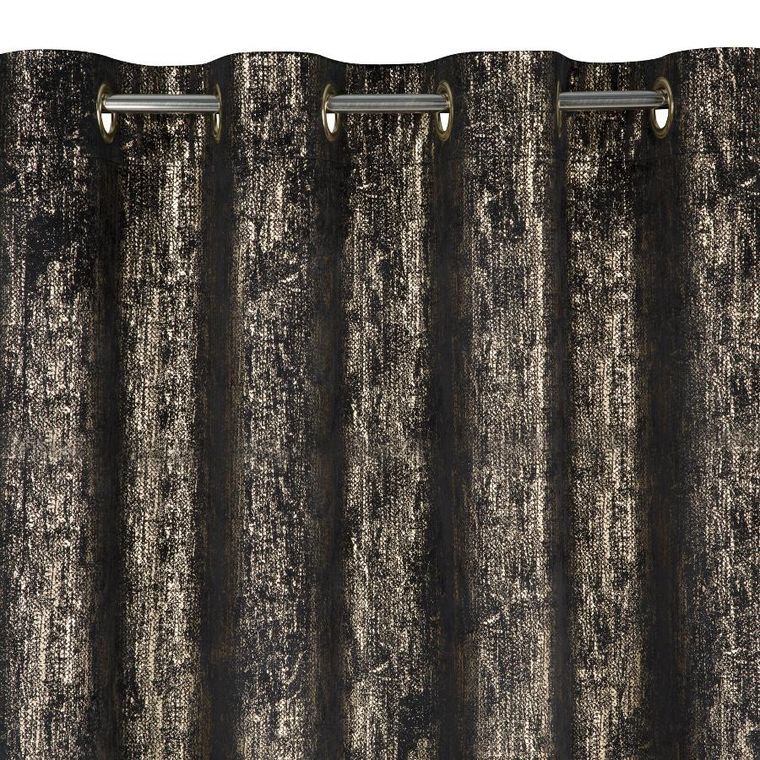 Eurofirany, zasłona gotowa, Dara, 140-250 cm, czarny