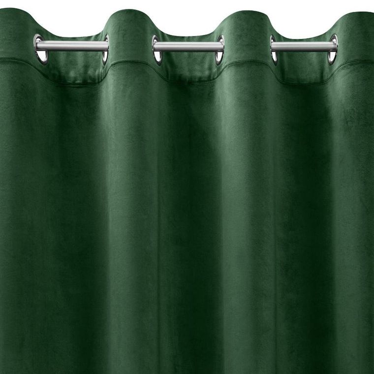 Eurofirany, zasłona gotowa, Darla, 140-250 cm, ciemnozielony