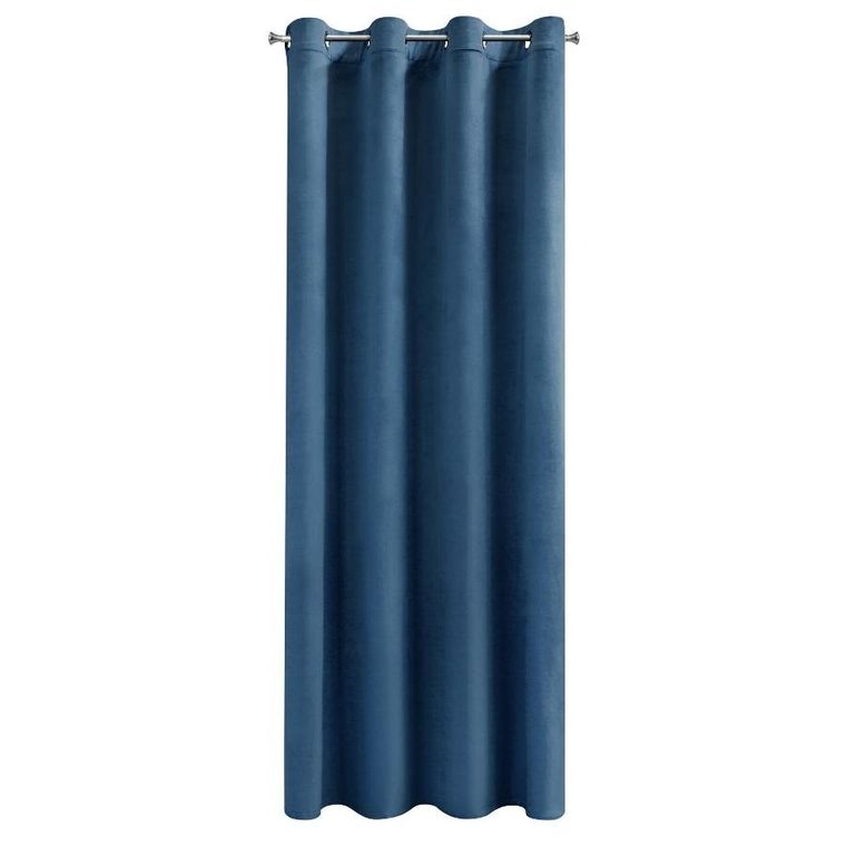 Eurofirany, zasłona gotowa, Darla, 140-250 cm, granatowy