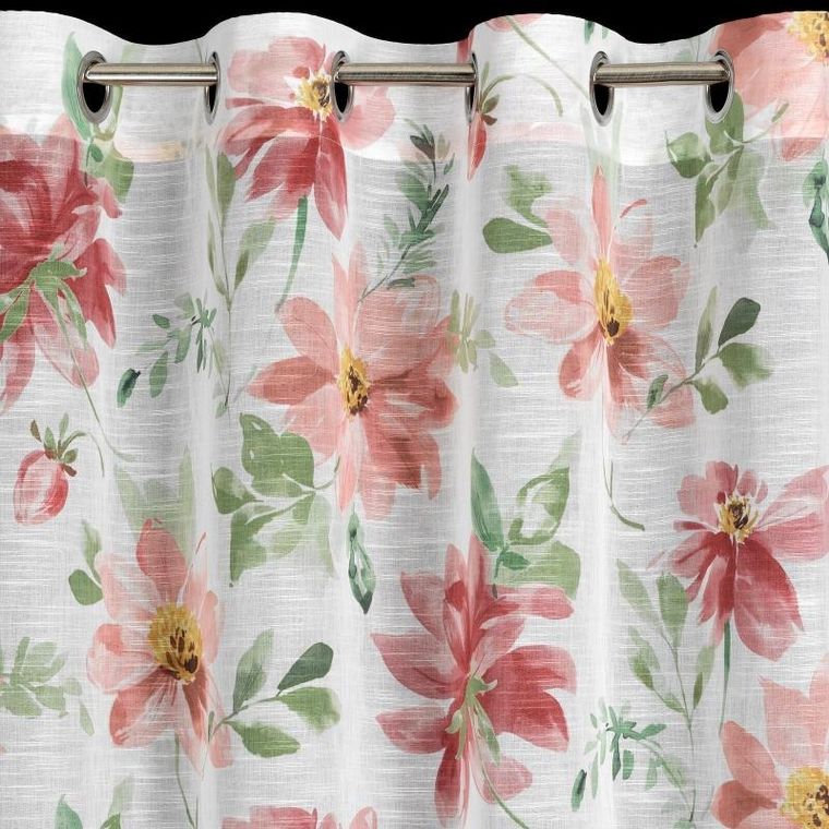 Eurofirany, zasłona gotowa, Debi, 140-250 cm, biały