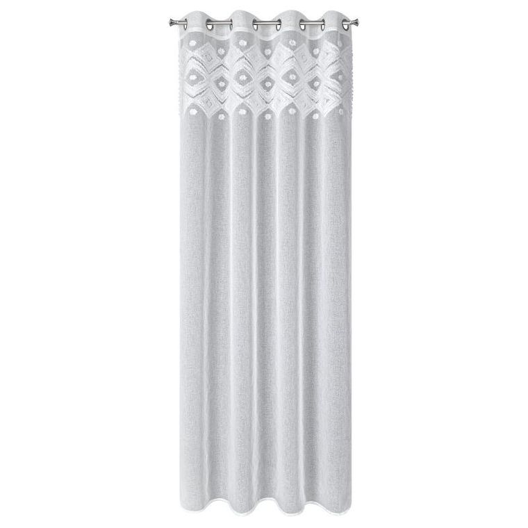 Eurofirany, zasłona gotowa Estera, 140-250 cm, biały