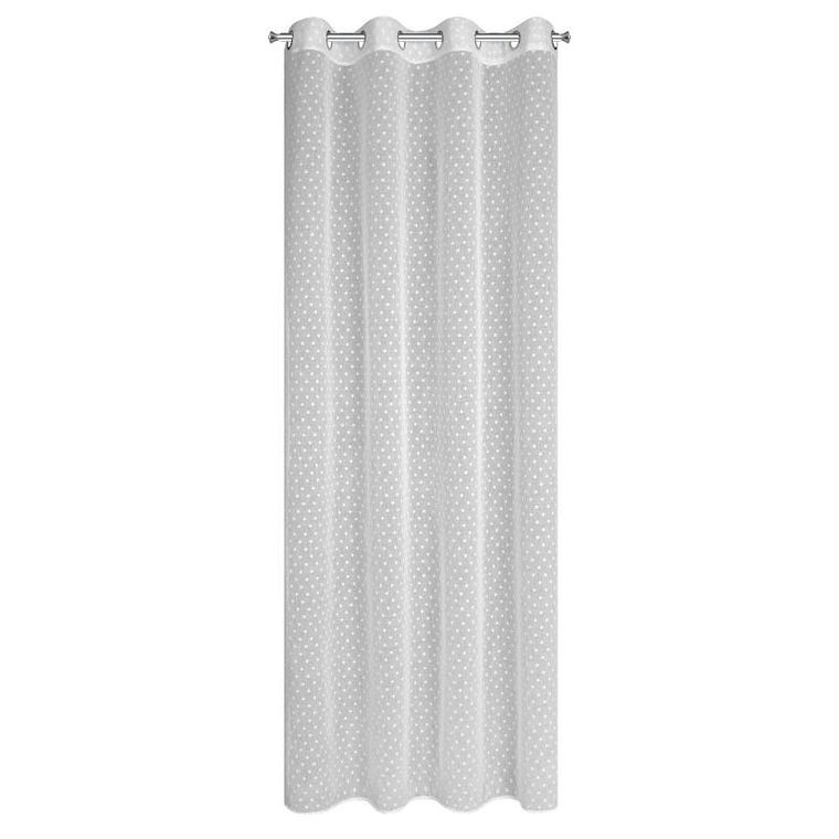 Eurofirany, zasłona gotowa, Hania, 140-250 cm, biały