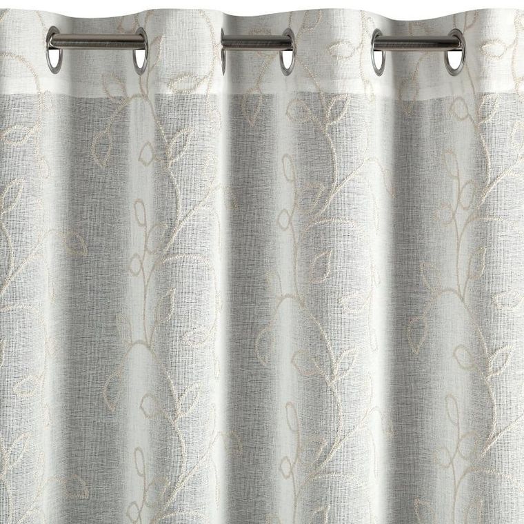 Eurofirany, zasłona gotowa, Ilena, 140-250 cm, biały