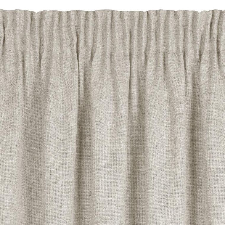 Eurofirany, zasłona gotowa, Jula2, na taśmie, 140-270 cm, beżowy