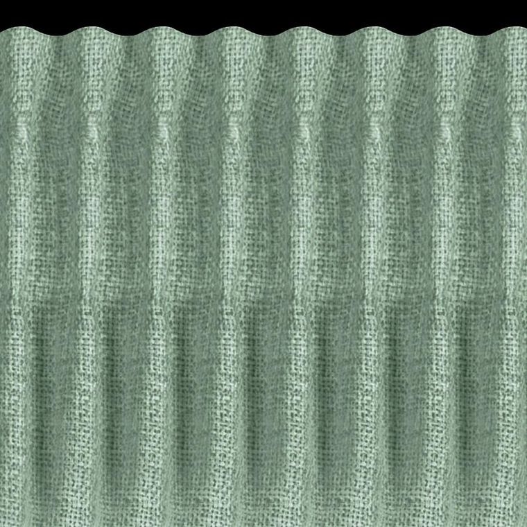 Eurofirany, zasłona gotowa, Jula2, na taśmie, 140-270 cm, ciemnozielony