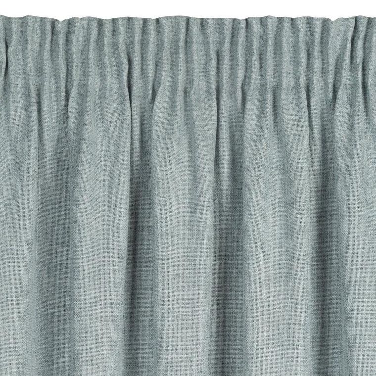 Eurofirany, zasłona gotowa, Jula2, na taśmie, 140-270 cm, niebieski