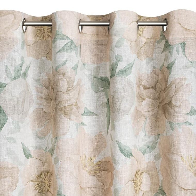 Eurofirany, zasłona gotowa, Karla, naturalny, 140-250 cm