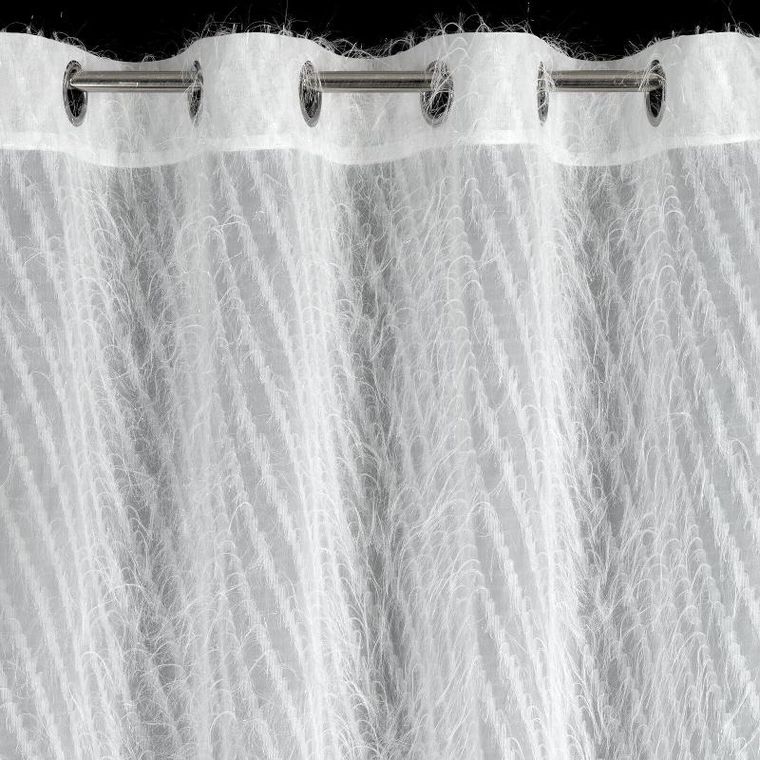 Eurofirany, zasłona gotowa, Laurel, 140-250 cm, biały