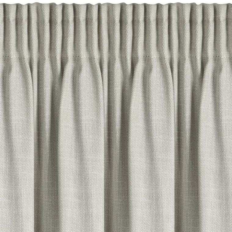 Eurofirany, zasłona gotowa, Leya, na taśmie, 140-270 cm, srebrny