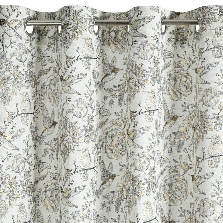 Eurofirany, zasłona gotowa lucina2, 140-250 cm, naturalny