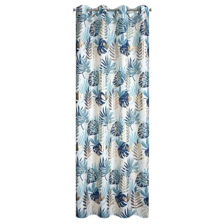 Eurofirany, zasłona gotowa, Malta, 140-250 cm, granatowy