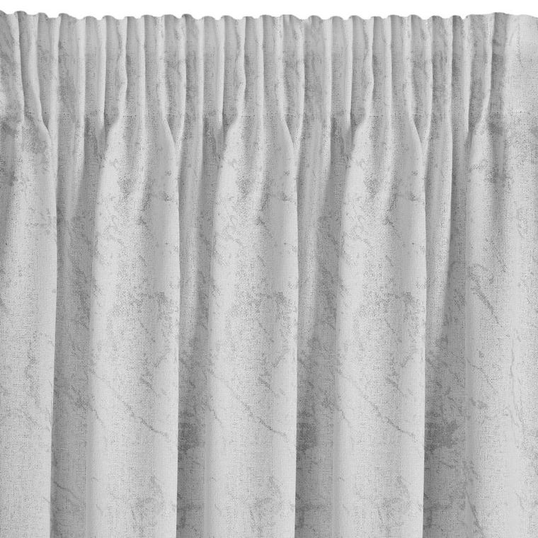 Eurofirany, zasłona gotowa, Marlene, na taśmie, 140-270 cm, biały