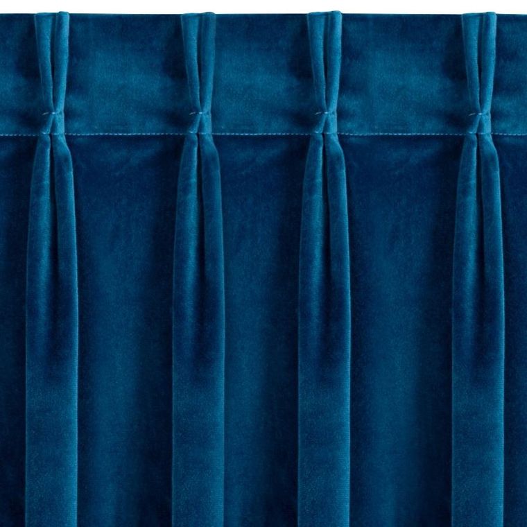 Eurofirany, zasłona gotowa, Melanie, 125-270 cm, granatowy