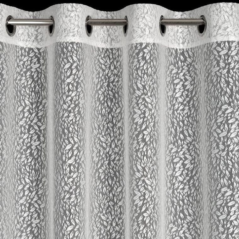 Eurofirany, zasłona gotowa, Mera, 140-250 cm, biały